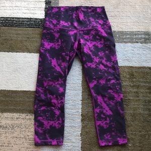 Lululemon wonderunder crop size 8
